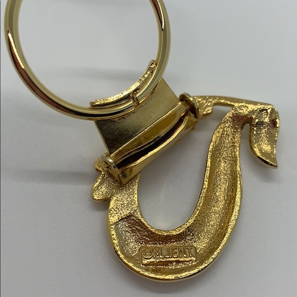 M JENT vintage scarf clip swan shape - Picture 5 of 10